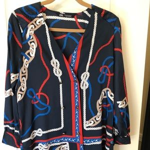 ZARA nautical short dress SIZE Medium